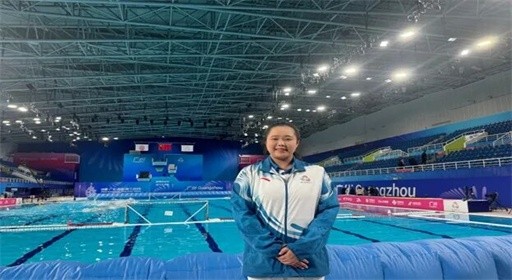 全省唯一！福工商教师执裁第十五届全运会水球赛事载誉归来